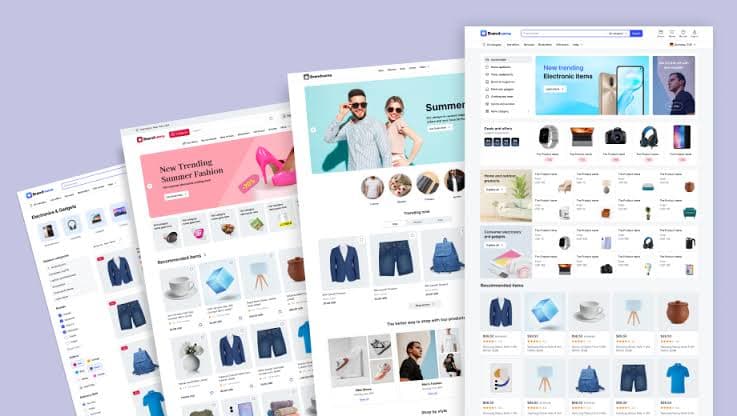 E-commerce Platform — Web Design project by OPP Code Vision